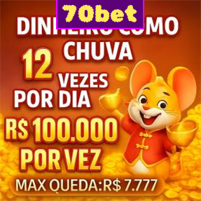 70bet Ganhe R$ 100,00 Gratis